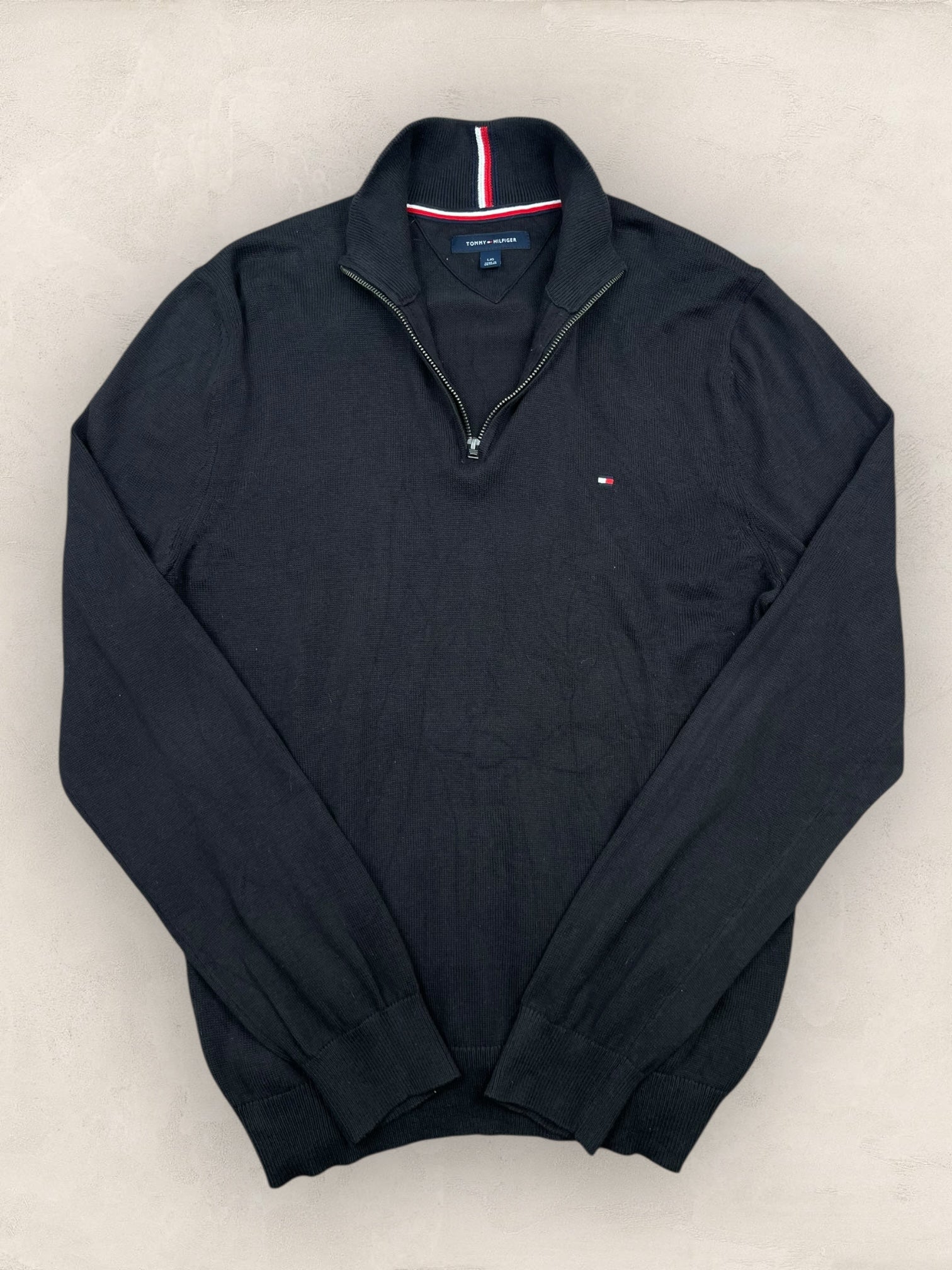 1/4 zip Homme Tommy Hilfiger Noir L Ref:3691 - Noir - L - amifrip