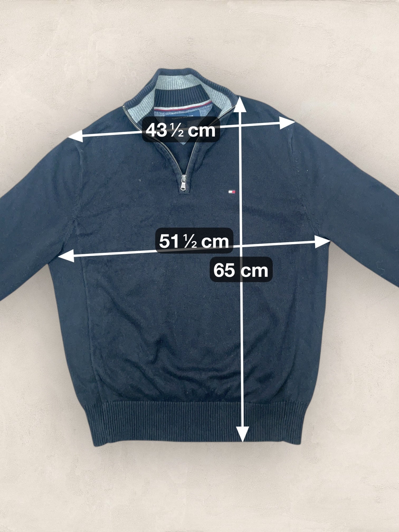 1/4 zip Homme Tommy Hilfiger Noir M Ref:3668 - Noir - M - amifrip