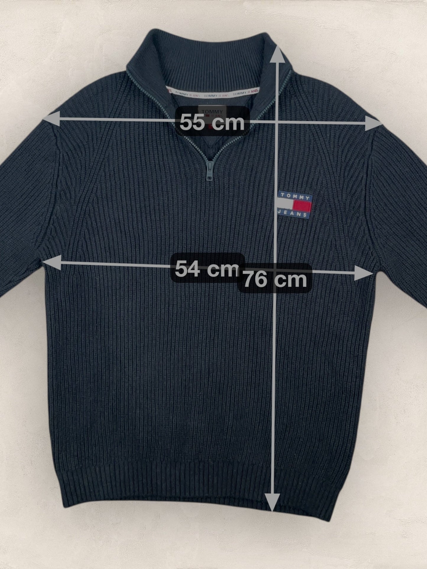 1/4 zip Homme Tommy Hilfiger Noir M Ref:3699 - Noir - M - amifrip