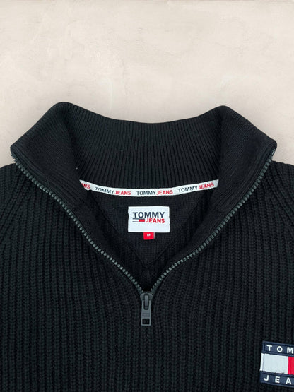 1/4 zip Homme Tommy Hilfiger Noir M Ref:3699 - Noir - M - amifrip
