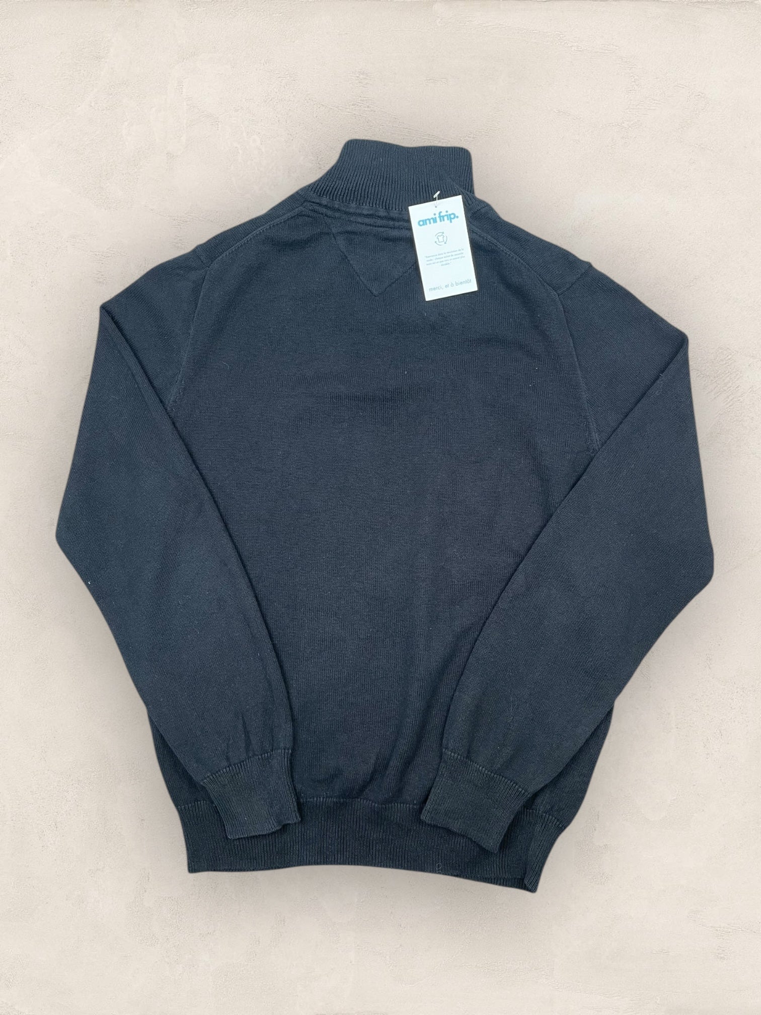 1/4 zip Homme Tommy Hilfiger Noir S Ref:3637 - Noir - S - amifrip