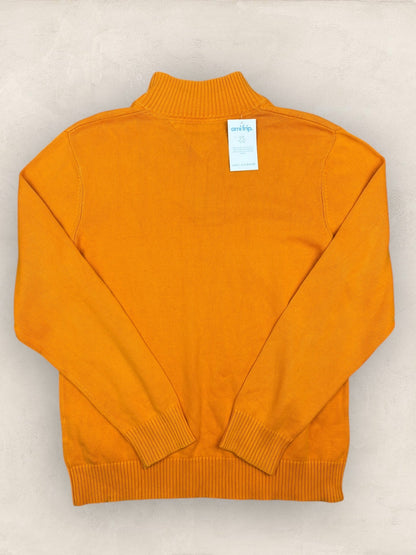 1/4 zip Homme Tommy Hilfiger Orange L Ref:3697 - Orange - L - amifrip