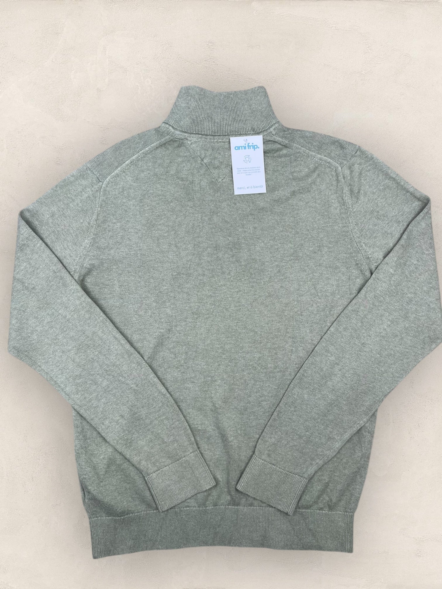 1/4 zip Homme Tommy Hilfiger Vert M Ref:3629 - Vert - M - amifrip