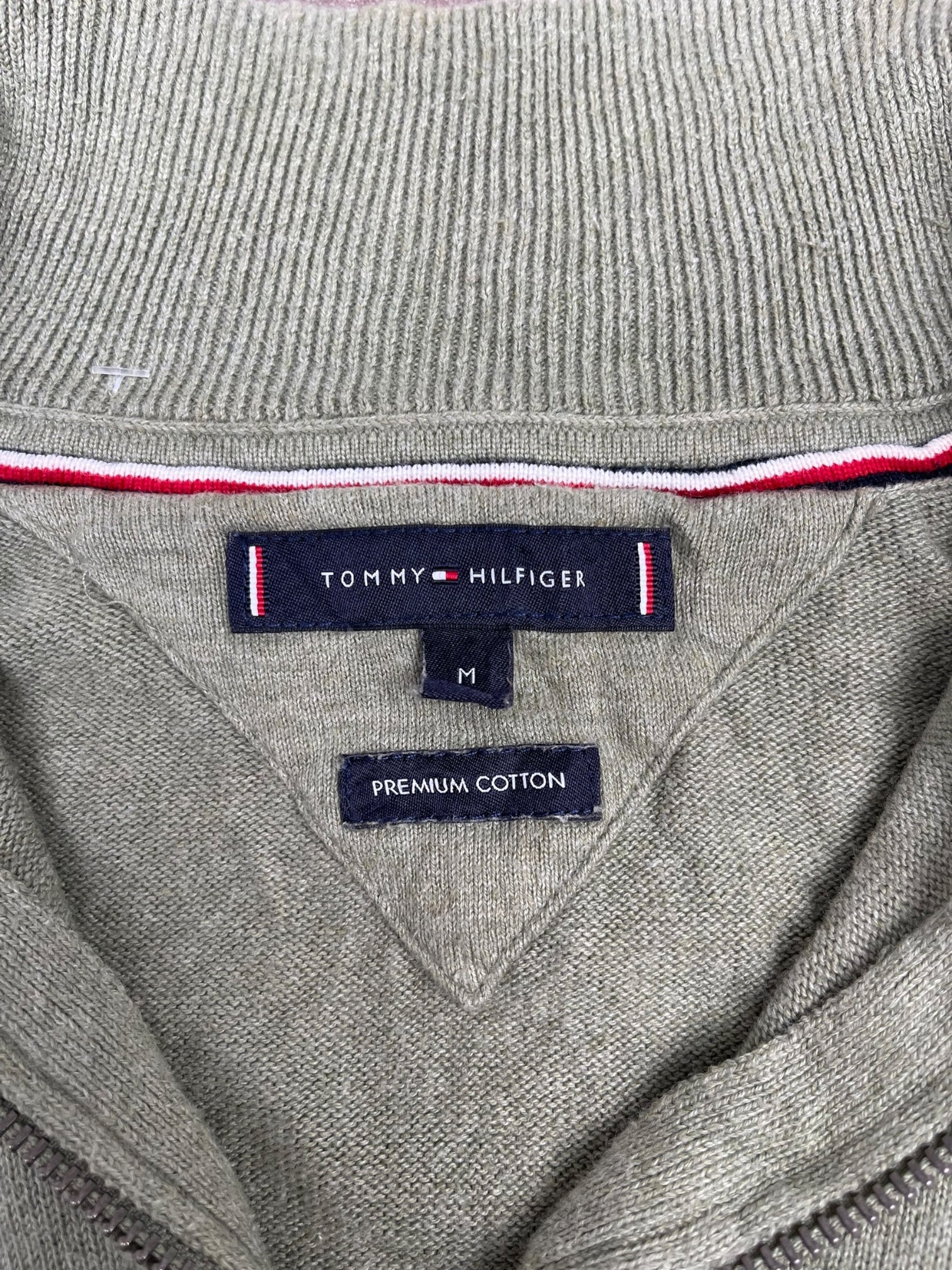 1/4 zip Homme Tommy Hilfiger Vert M Ref:3629 - Vert - M - amifrip