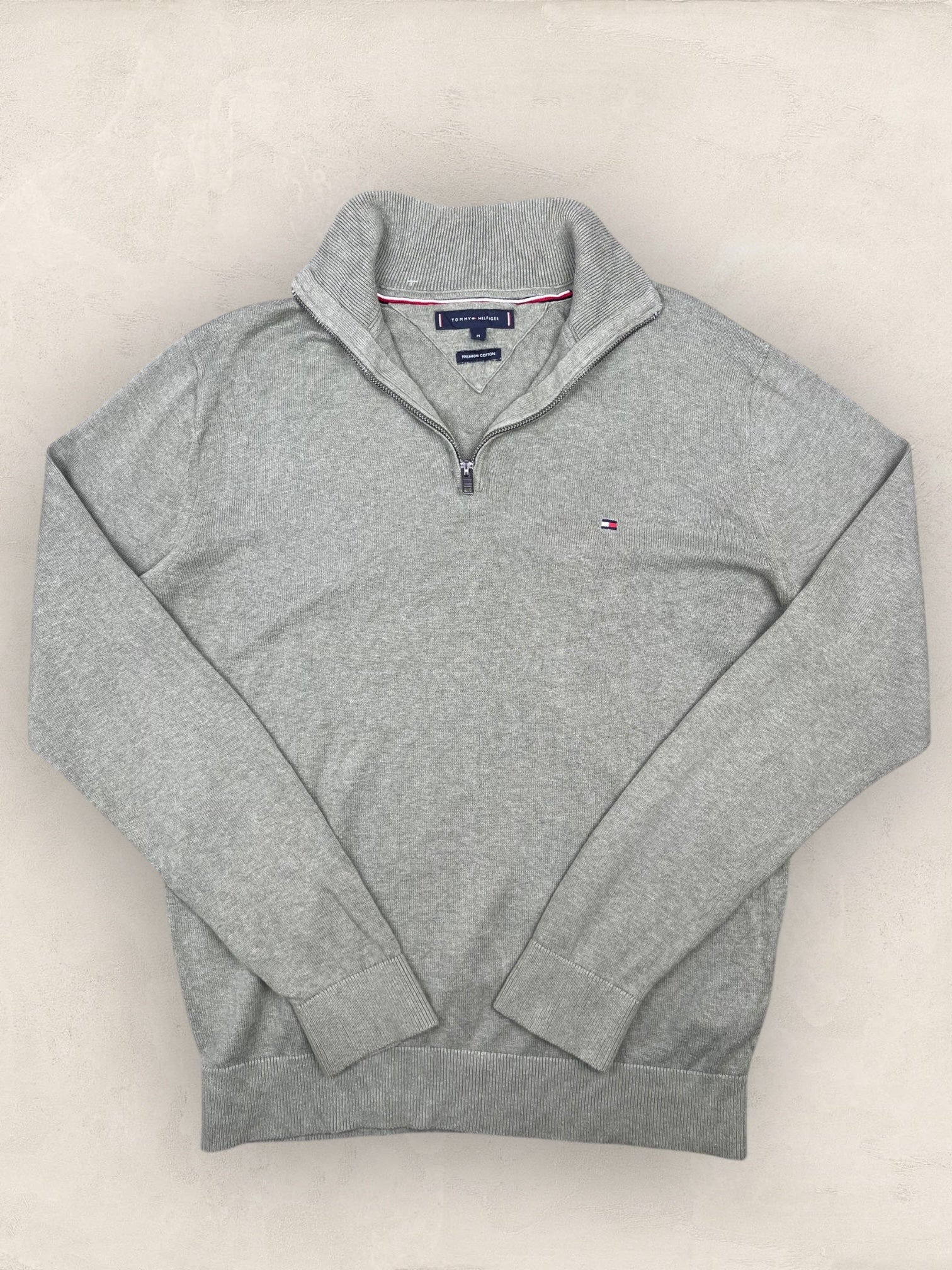 1/4 zip Homme Tommy Hilfiger Vert M Ref:3629 - Vert - M - amifrip