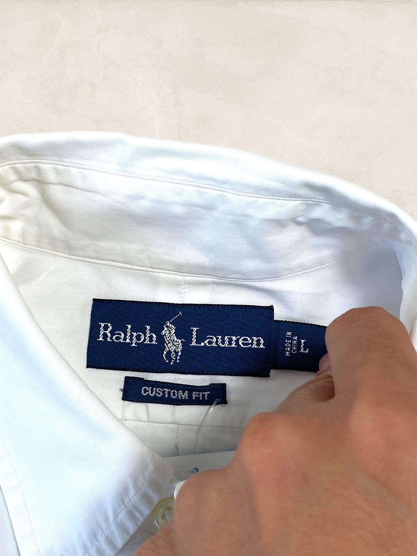 Chemise Homme  Ralph Lauren BLANC L Ref:2800