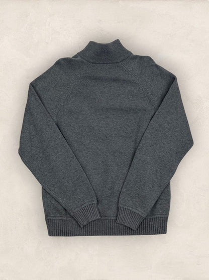 Pull 1/4 zip, Demi-zip Tommy Hilfiger - Homme S - Gris - Coton - très bon état - Ts0234