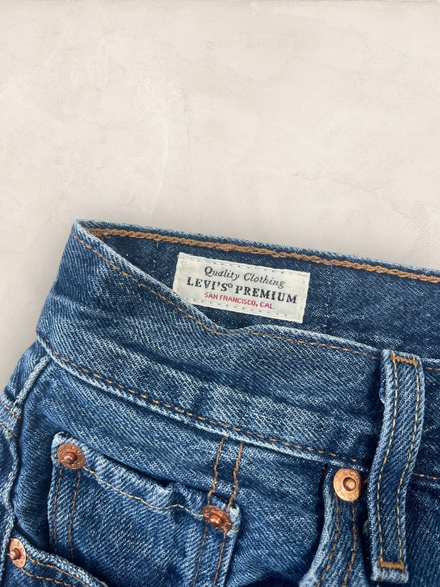 Short Levi’s Bleu W25 Femme Ref: 2749
