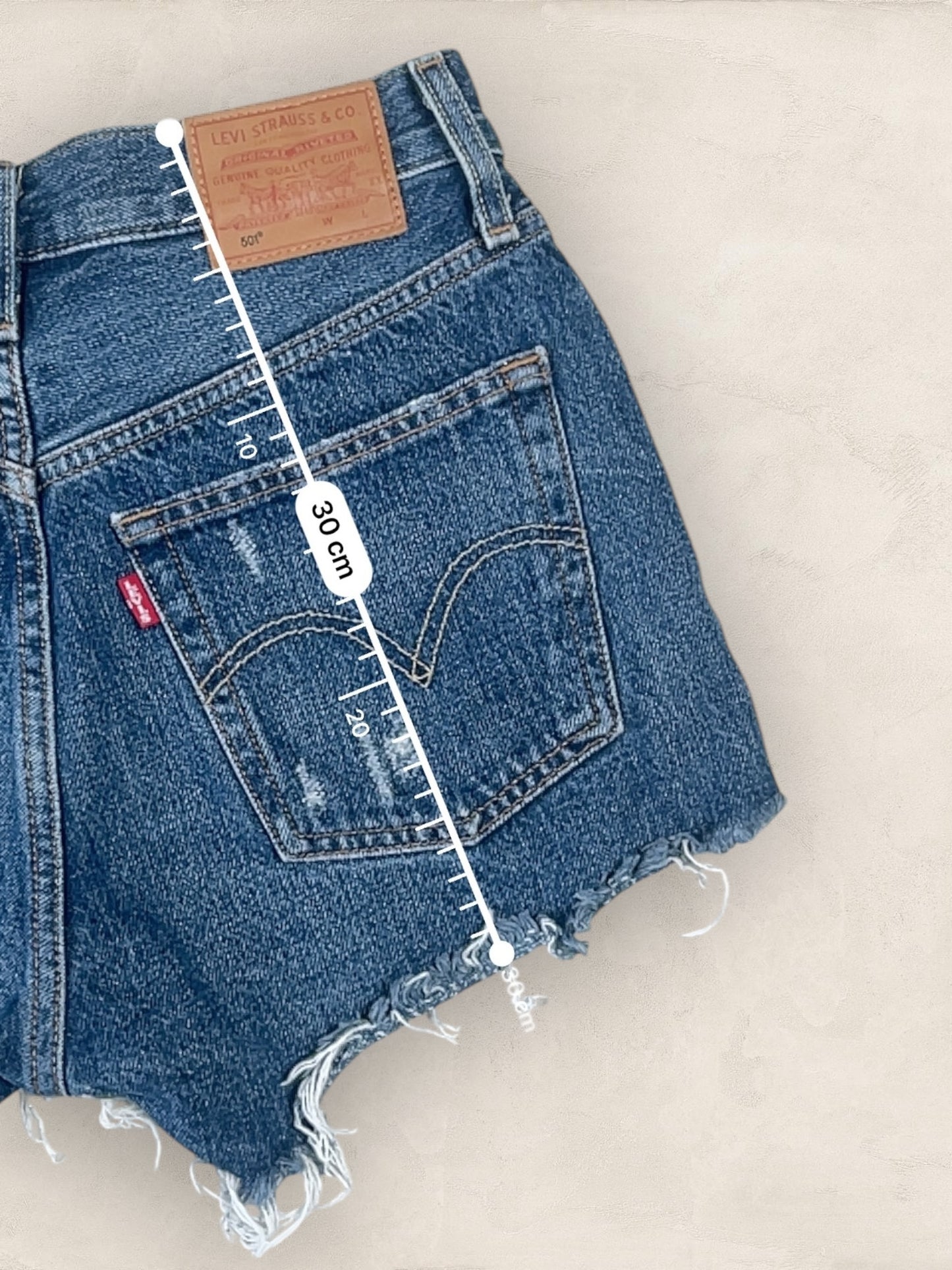 Short Levi’s Bleu W25 Femme Ref: 2749