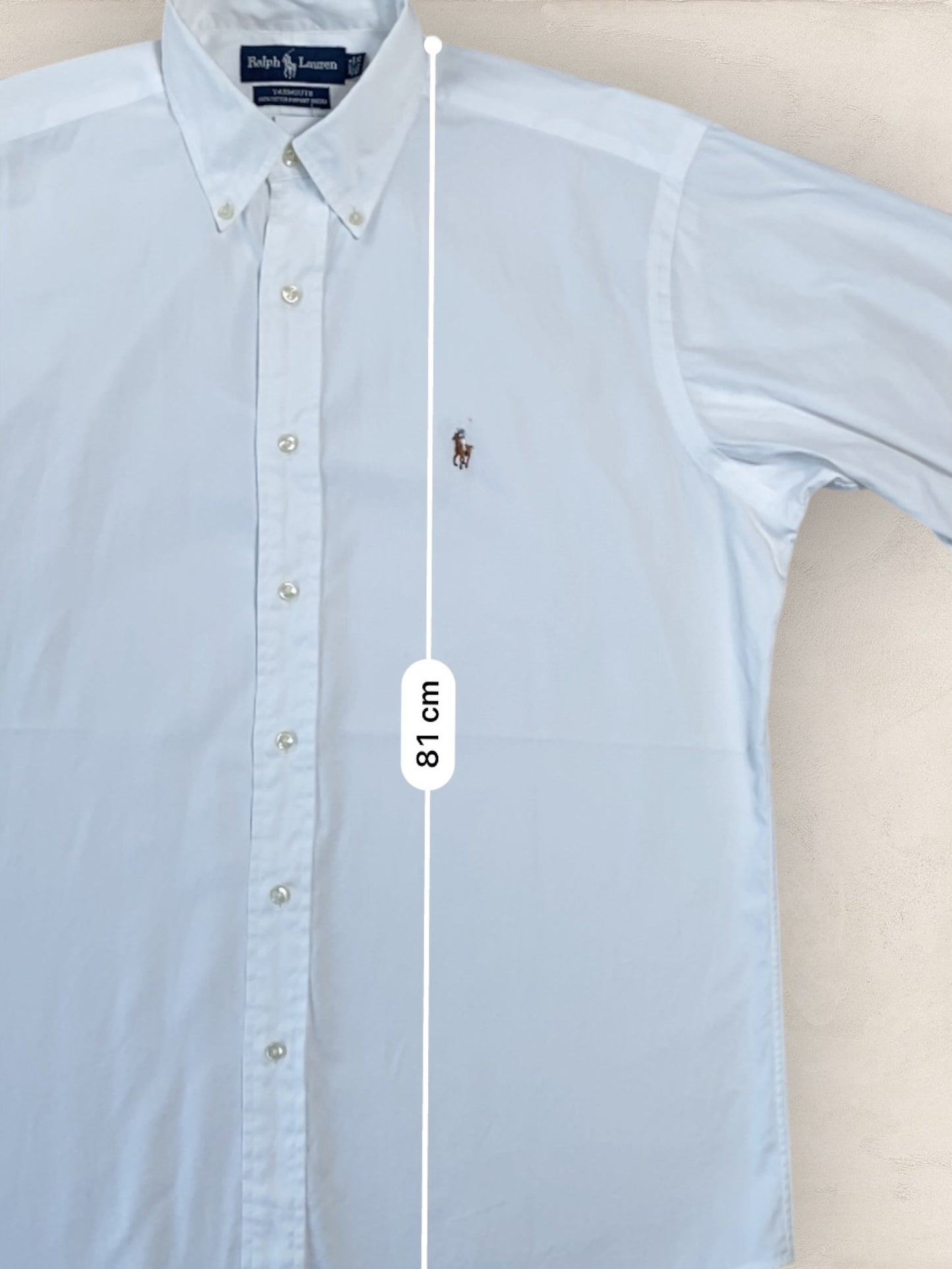 Chemise Homme  Ralph Lauren BLANC L  Ref:2782