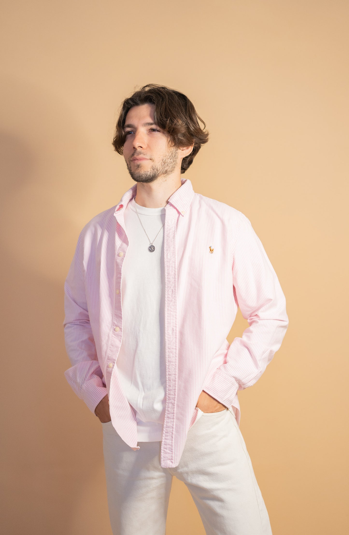 Chemise Rose Ralph Lauren Homme #1000