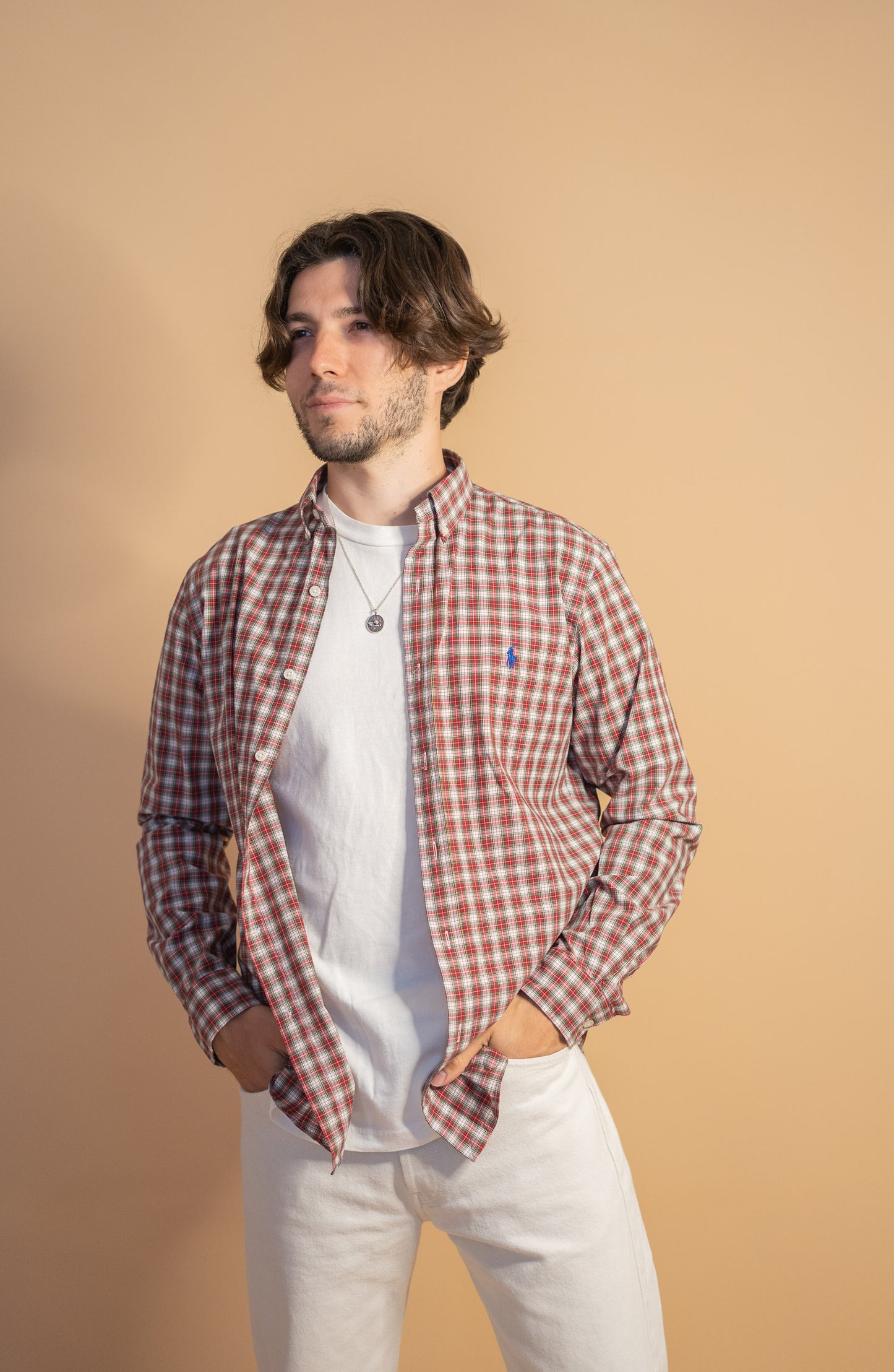 Chemise Rouge Ralph Lauren Homme #1002