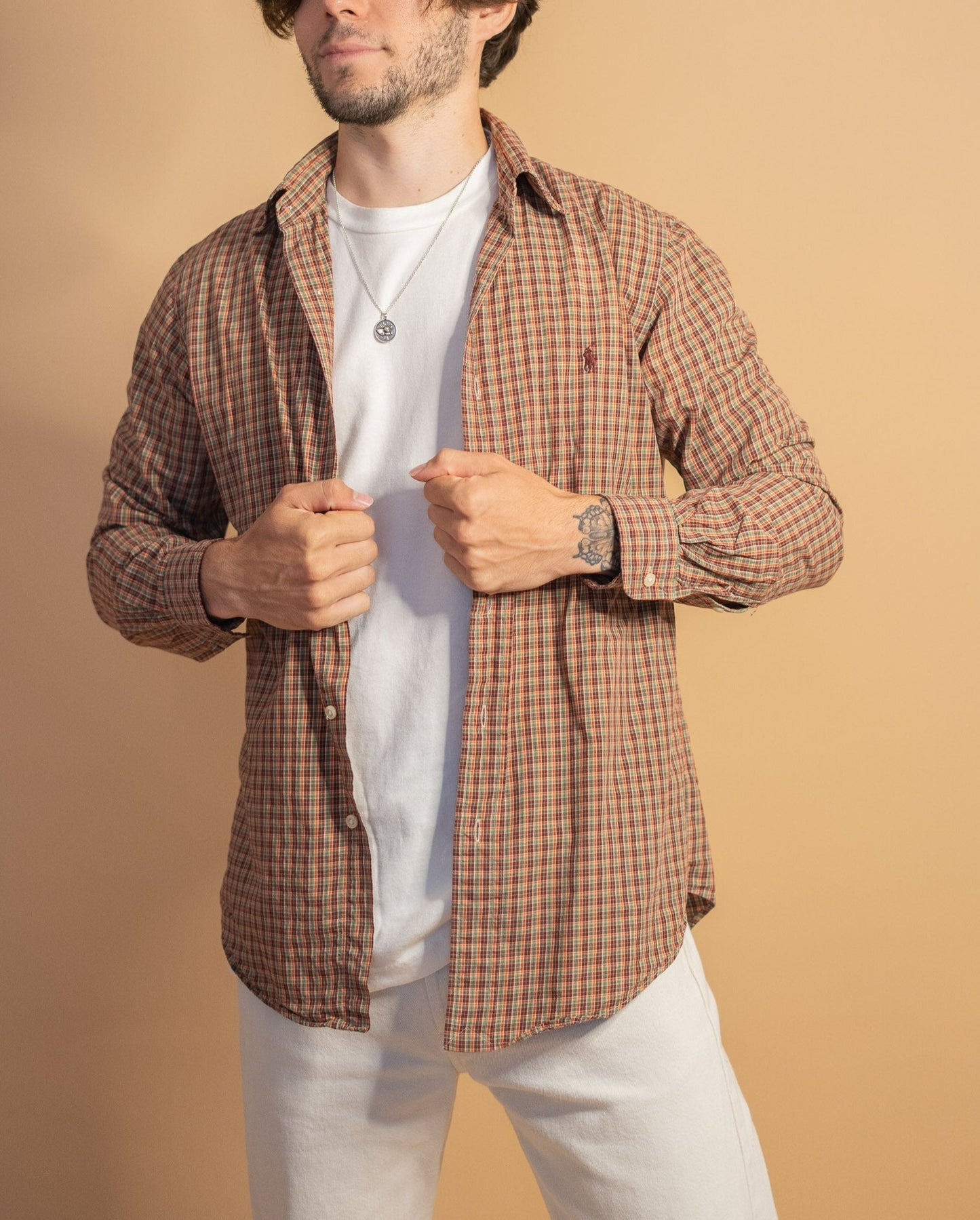 Chemise Bordeaux Ralph Lauren Homme #1004