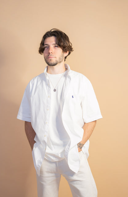 Chemise Blanche Ralph Lauren Homme #1037