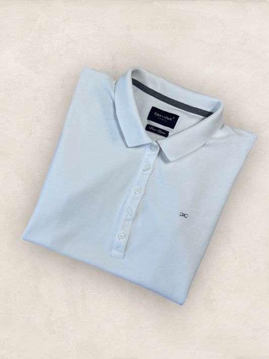 Polo Eden Park Blanc S Femme Ref: 2734