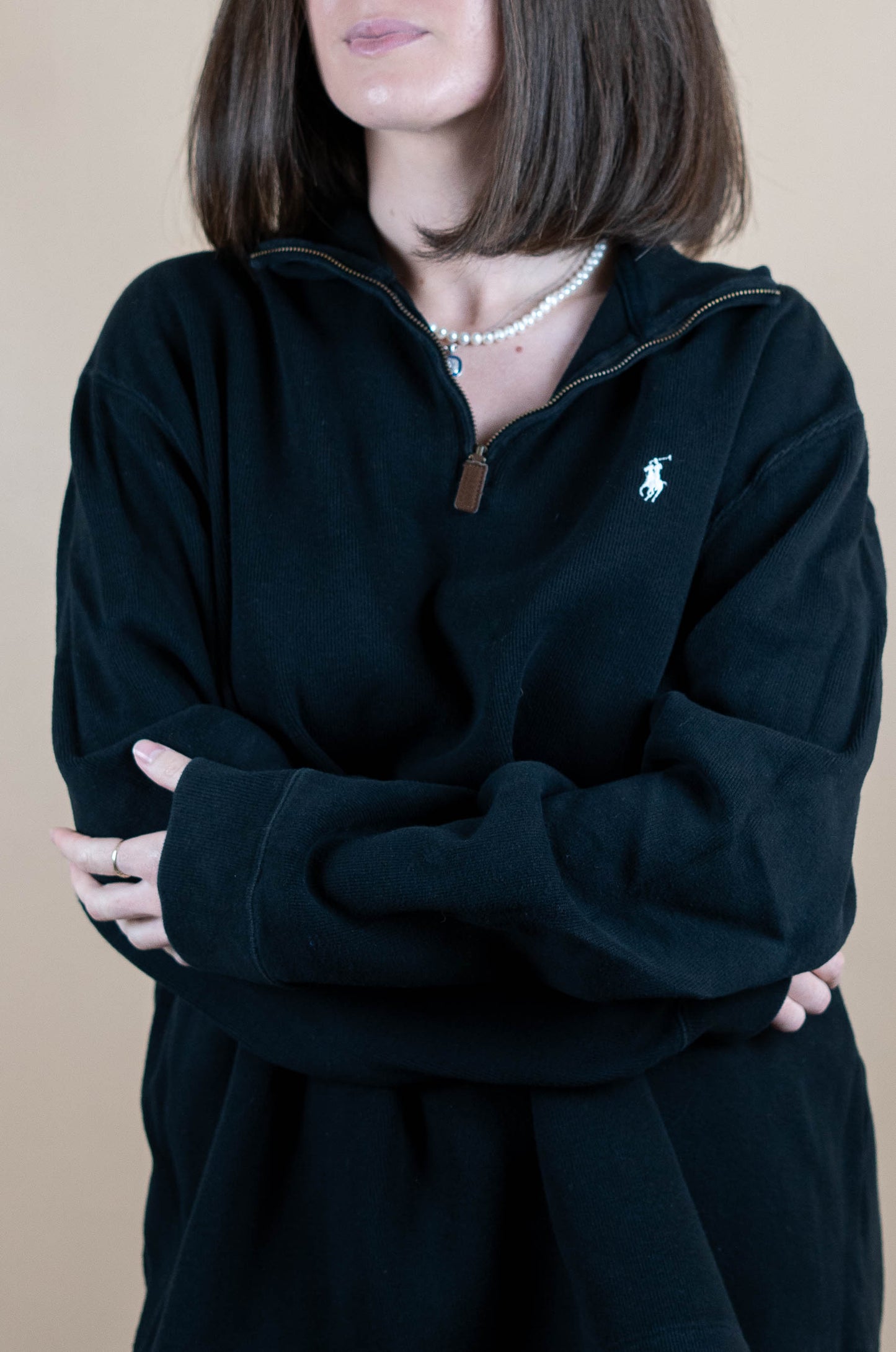 half-zip ralph lauren femme - amifrip - friperie