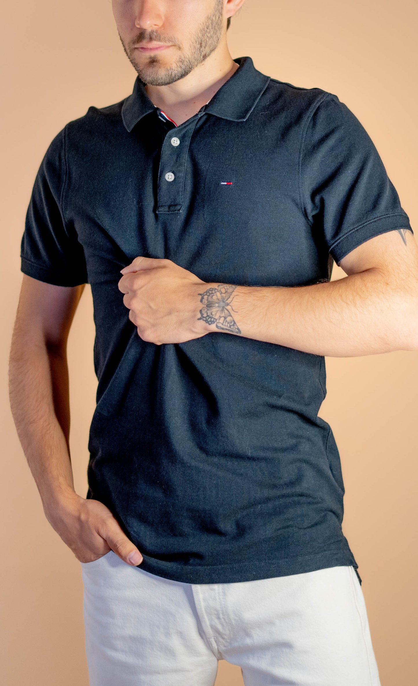 Polo Tommy Hilfiger Noir Homme #929