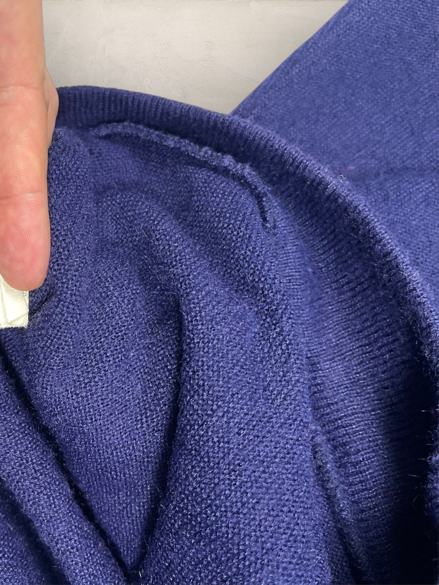 Cardigan Christian Dior Ref: 2554 - BLEU MARINE - L - amifrip - Friperie en ligne et vêtements vintage