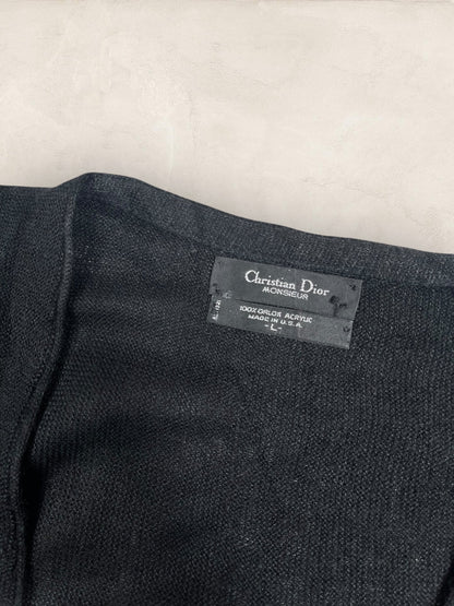 Cardigan Christian Dior Ref: 2555 - NOIR - L - amifrip - Friperie en ligne et vêtements vintage