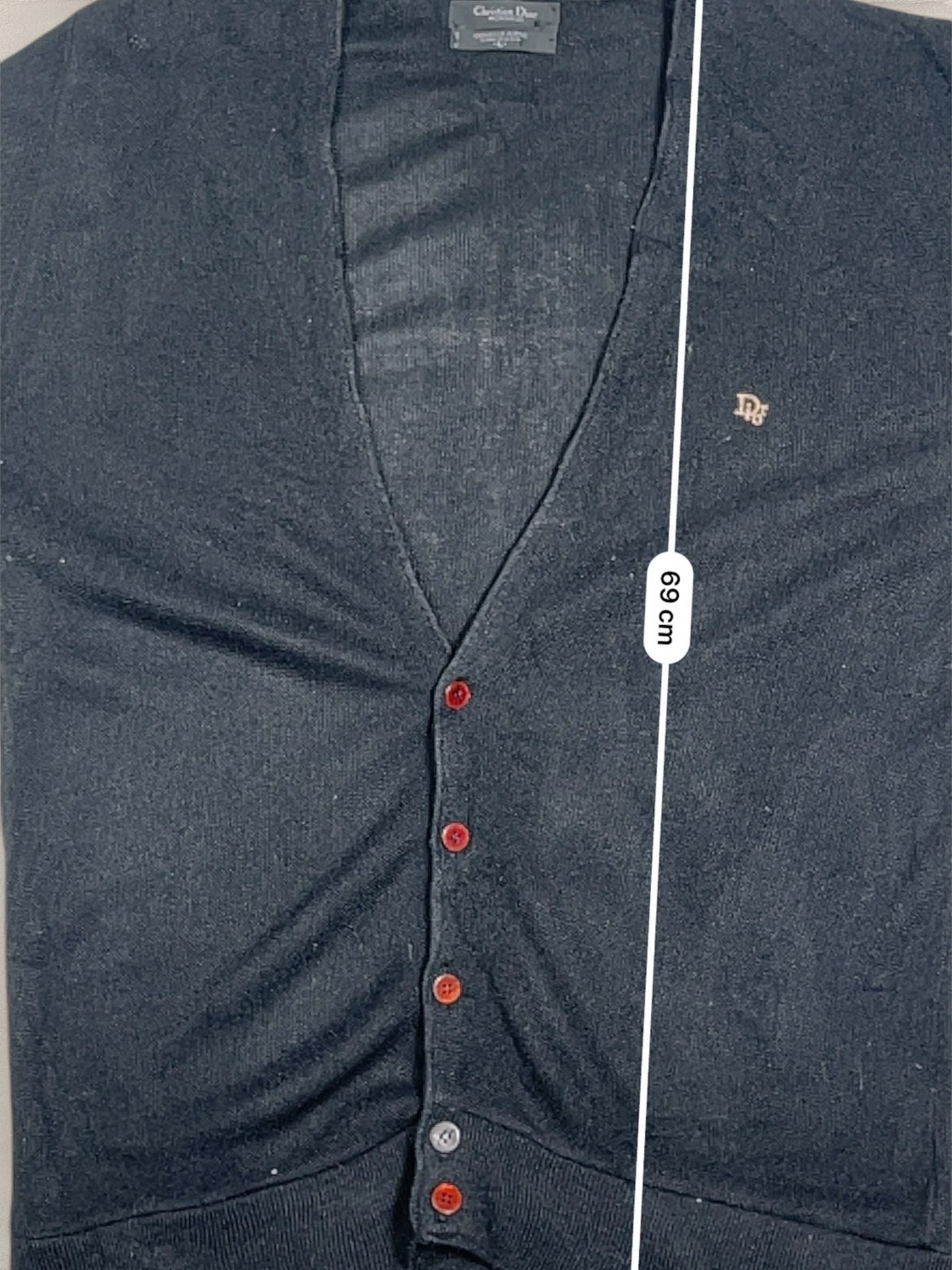 Cardigan Christian Dior Ref: 2555 - NOIR - L - amifrip - Friperie en ligne et vêtements vintage