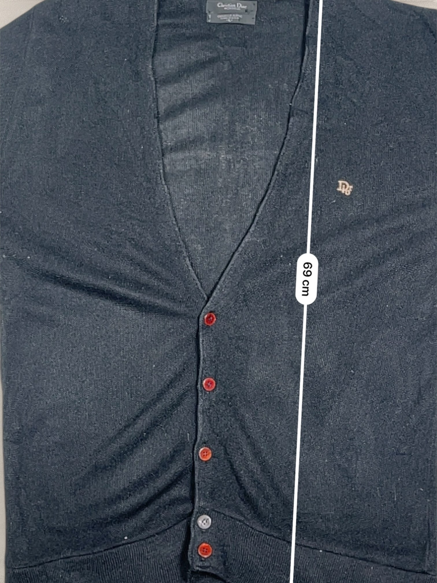 Cardigan Christian Dior Ref: 2555 - NOIR - L - amifrip - Friperie en ligne et vêtements vintage