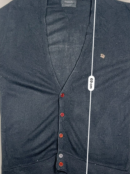Cardigan Christian Dior Ref: 2555 - NOIR - L - amifrip - Friperie en ligne et vêtements vintage