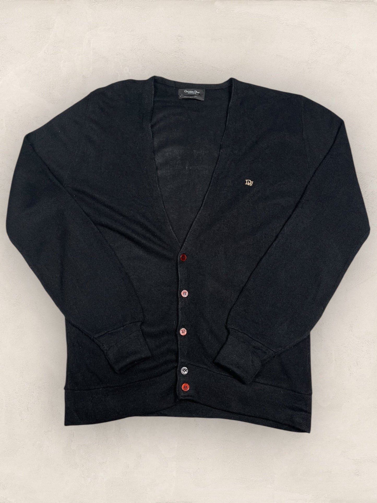 Cardigan Christian Dior Ref: 2555 - NOIR - L - amifrip - Friperie en ligne et vêtements vintage