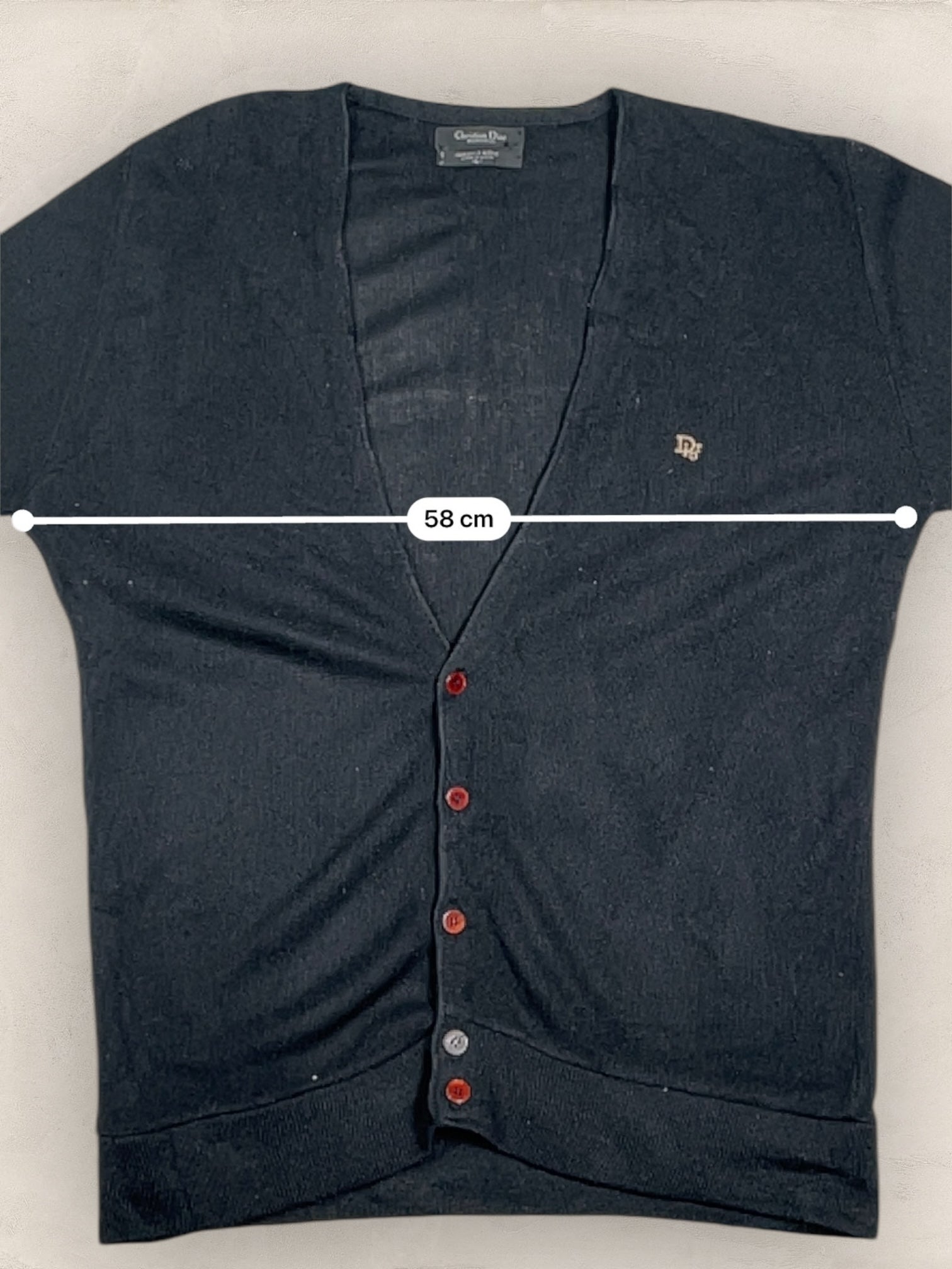 Cardigan Christian Dior Ref: 2555 - NOIR - L - amifrip - Friperie en ligne et vêtements vintage