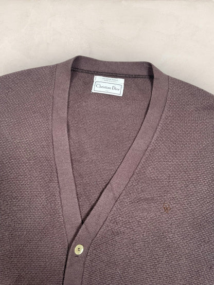 Cardigan Christian Dior Ref: 2556 - MARRON - L - amifrip - Friperie en ligne et vêtements vintage