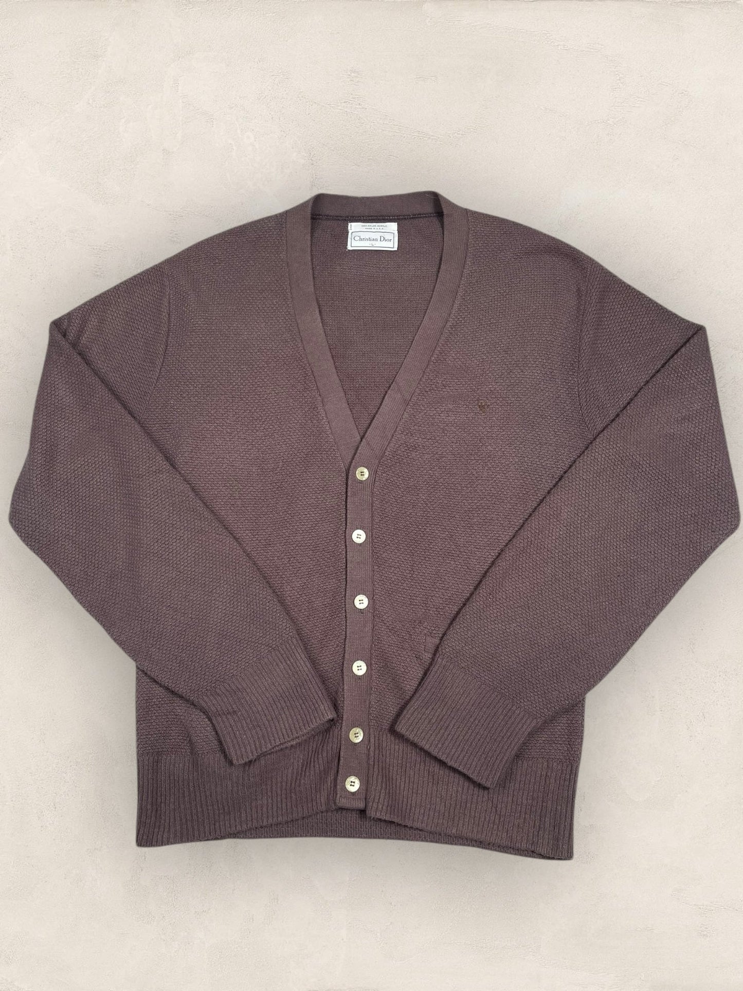 Cardigan Christian Dior Ref: 2556 - MARRON - L - amifrip - Friperie en ligne et vêtements vintage