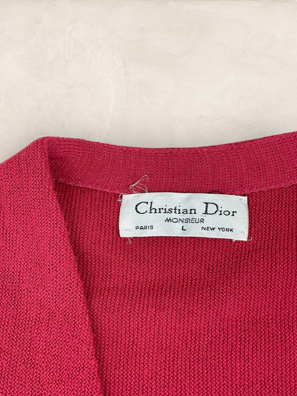Cardigan Christian Dior Ref: 2561 - ROSE - L - amifrip - Friperie en ligne et vêtements vintage