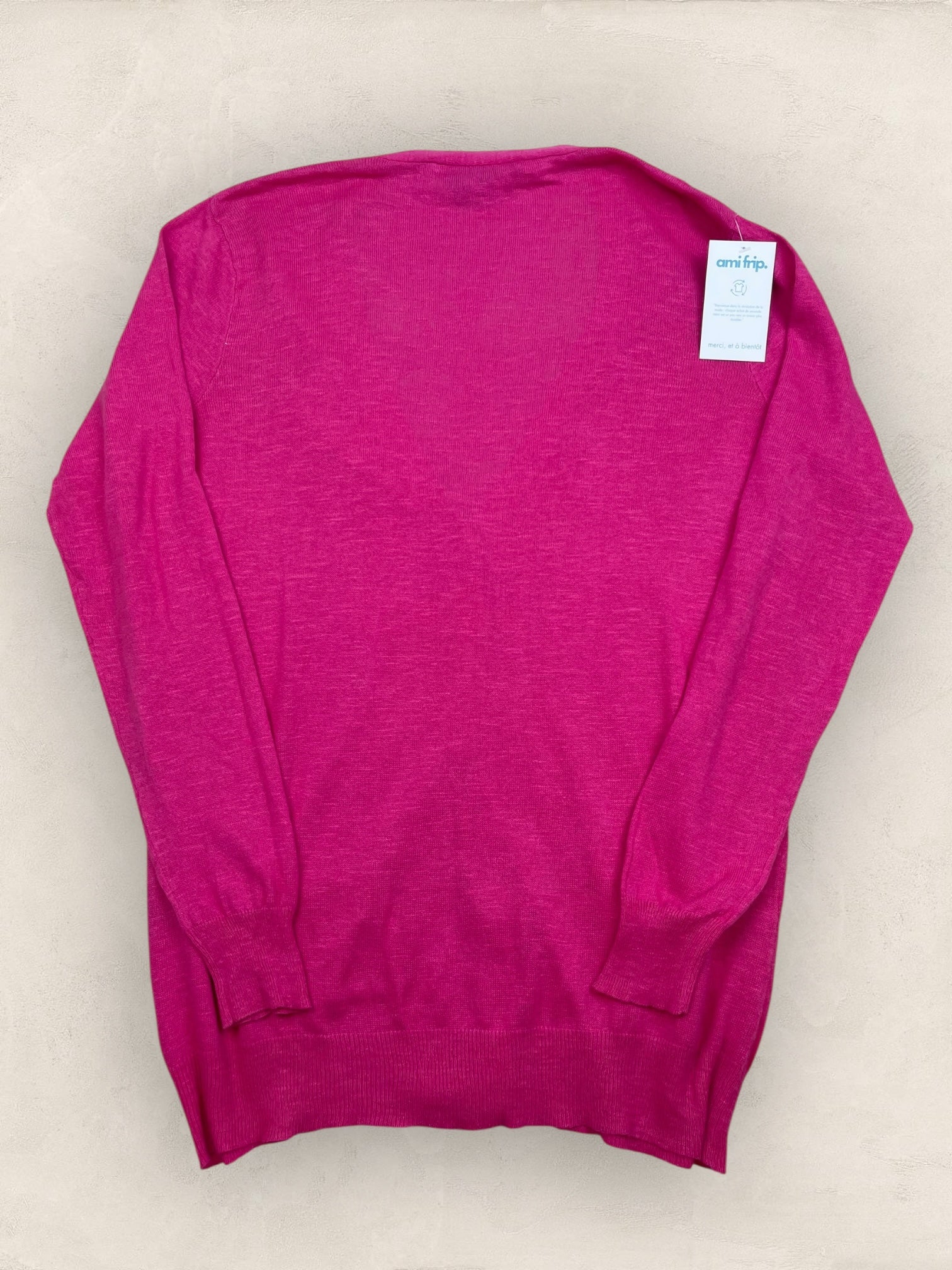 Cardigan en lin Femme Ralph Lauren Rose L Ref:3418 - Rose - L - amifrip