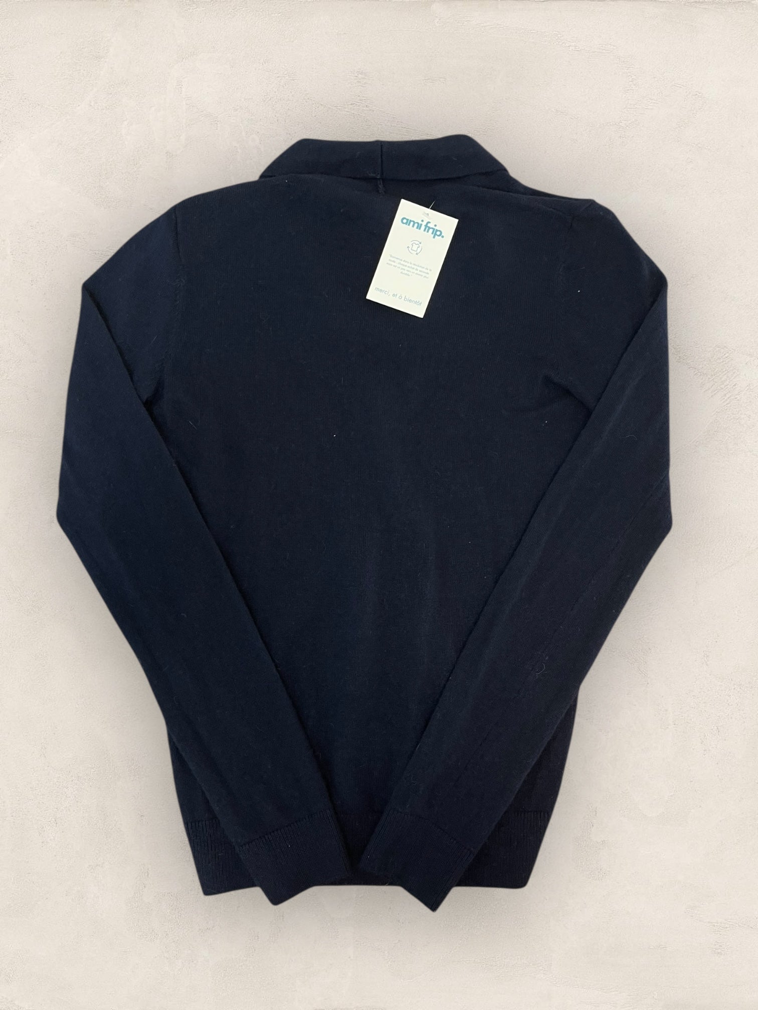 Cardigan Femme Lacoste 29% Laine Bleu Marine S Ref:3799 - Bleu Marine - S - amifrip