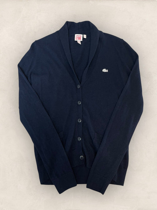 Cardigan Femme Lacoste 29% Laine Bleu Marine S Ref:3799 - Bleu Marine - S - amifrip