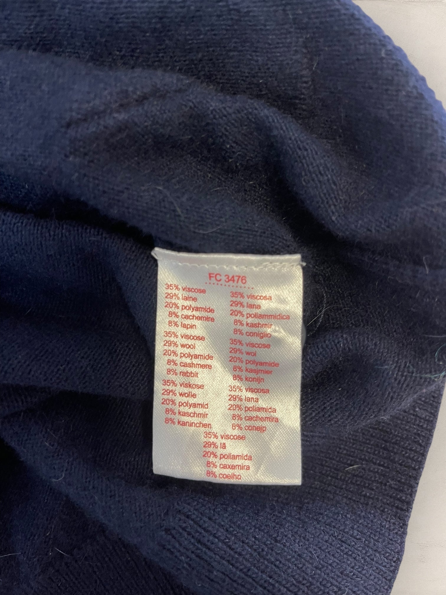 Cardigan Femme Lacoste 29% Laine Bleu Marine S Ref:3799 - Bleu Marine - S - amifrip