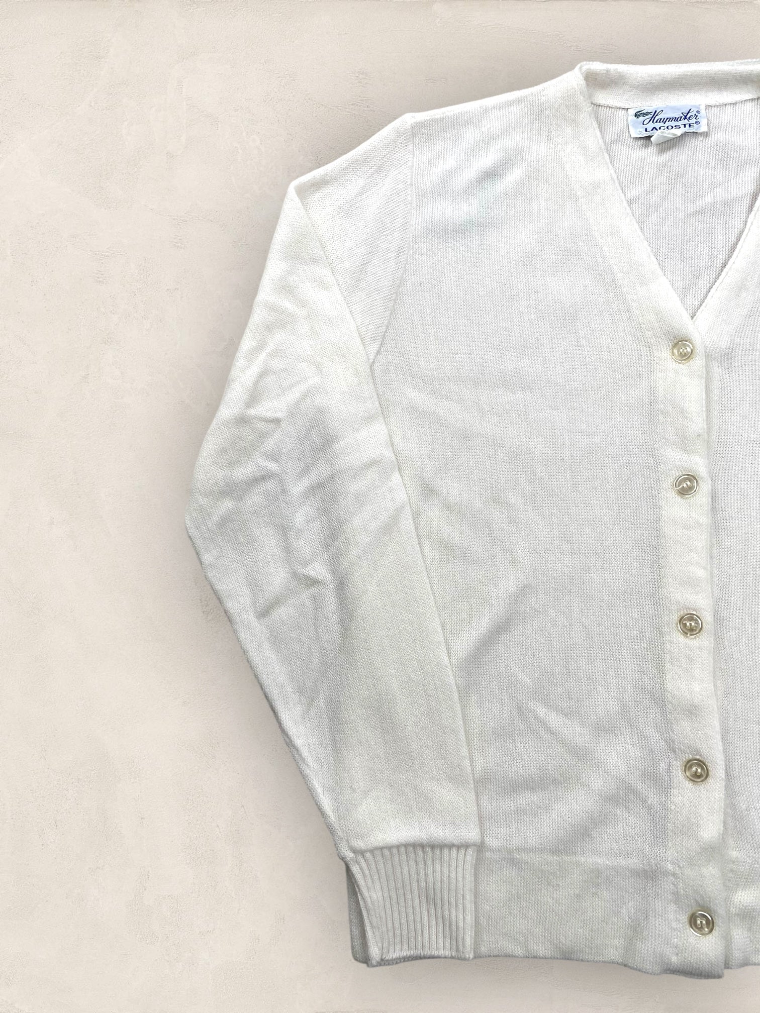 Cardigan Femme Lacoste Blanc M Ref:3168 - Blanc - M - amifrip