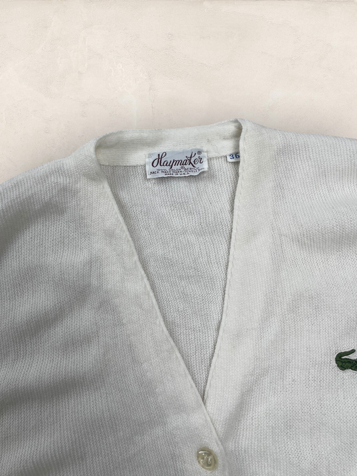 Cardigan Femme Lacoste Blanc S Ref:3100 - Blanc - S - amifrip