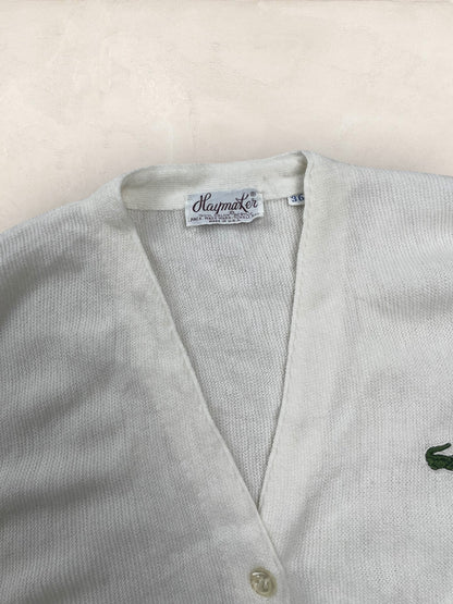 Cardigan Femme Lacoste Blanc S Ref:3100 - Blanc - S - amifrip