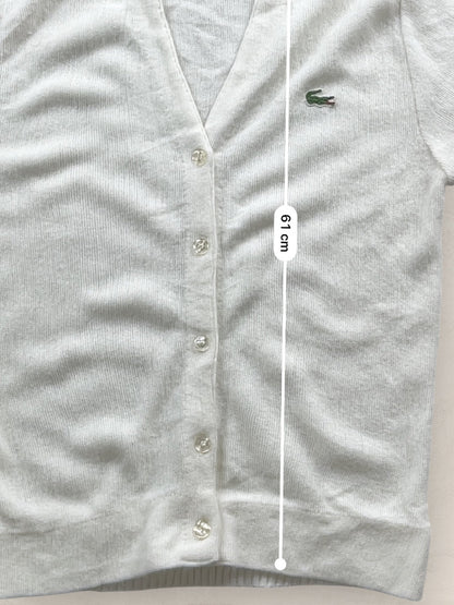 Cardigan Femme Lacoste Blanc S Ref:3100 - Blanc - S - amifrip