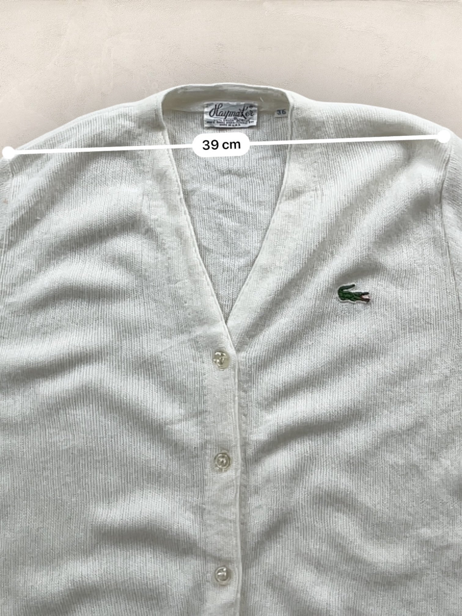 Cardigan Femme Lacoste Blanc S Ref:3100 - Blanc - S - amifrip