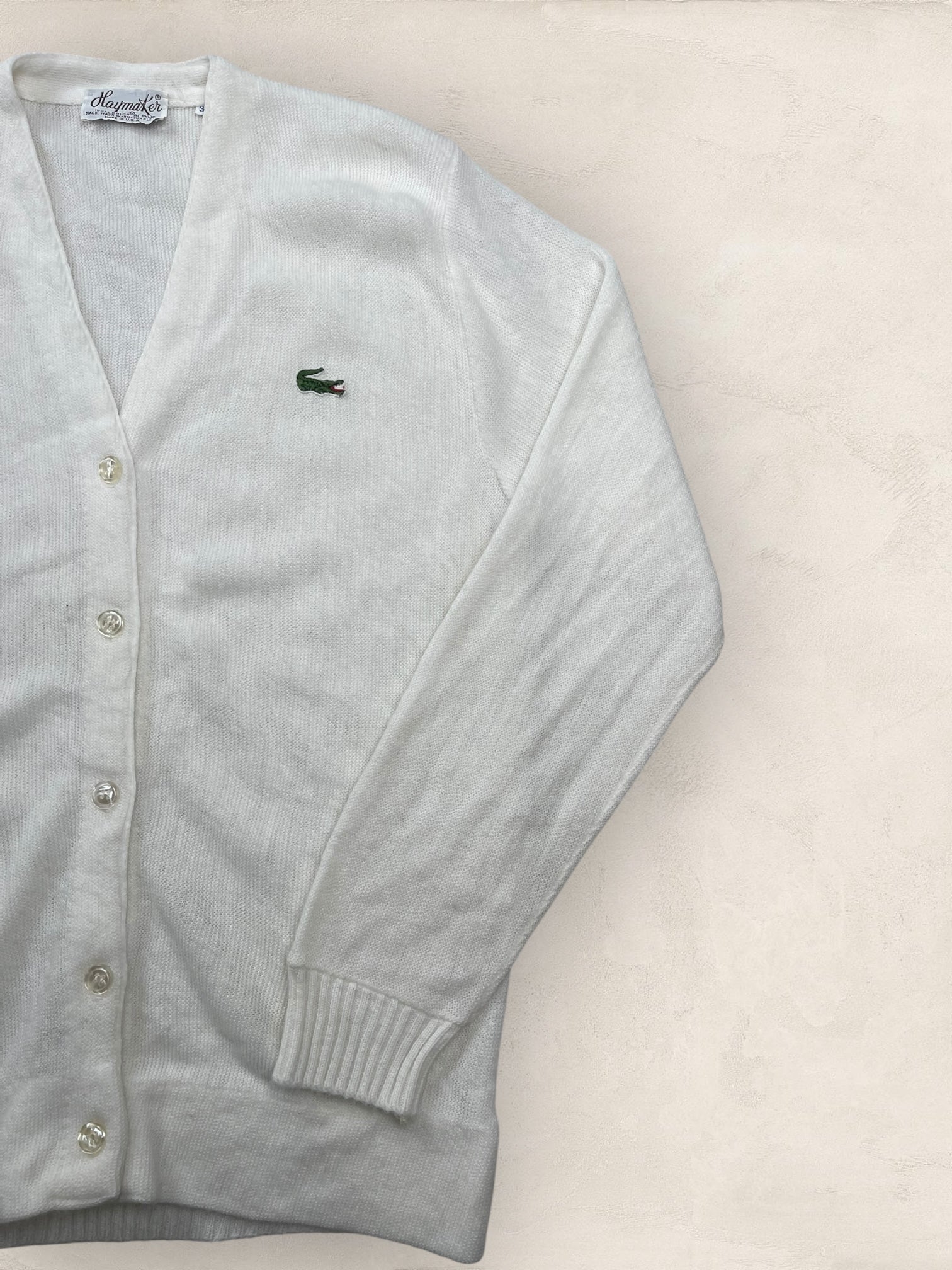 Cardigan Femme Lacoste Blanc S Ref:3100 - Blanc - S - amifrip