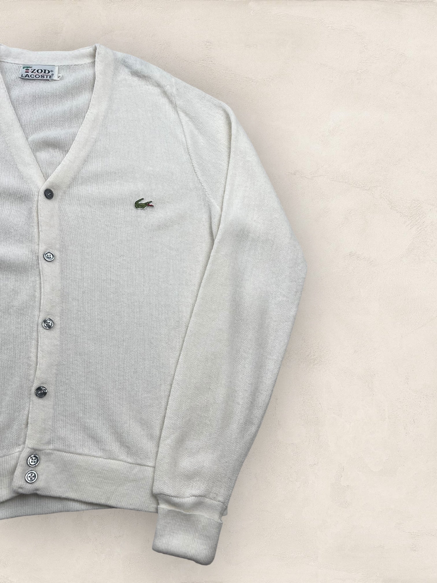 Cardigan Femme Lacoste Blanc S Ref:3162 - Blanc - S - amifrip