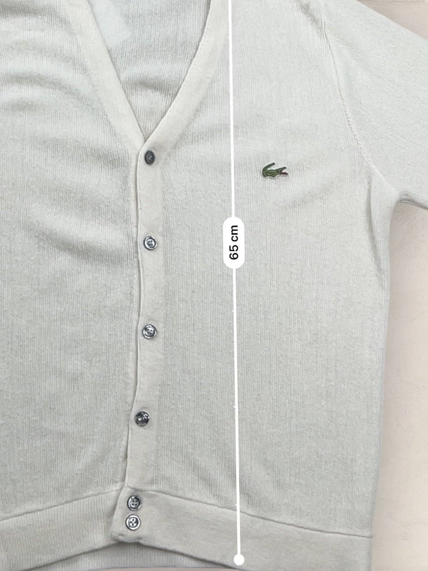 Cardigan Femme Lacoste Blanc S Ref:3162 - Blanc - S - amifrip