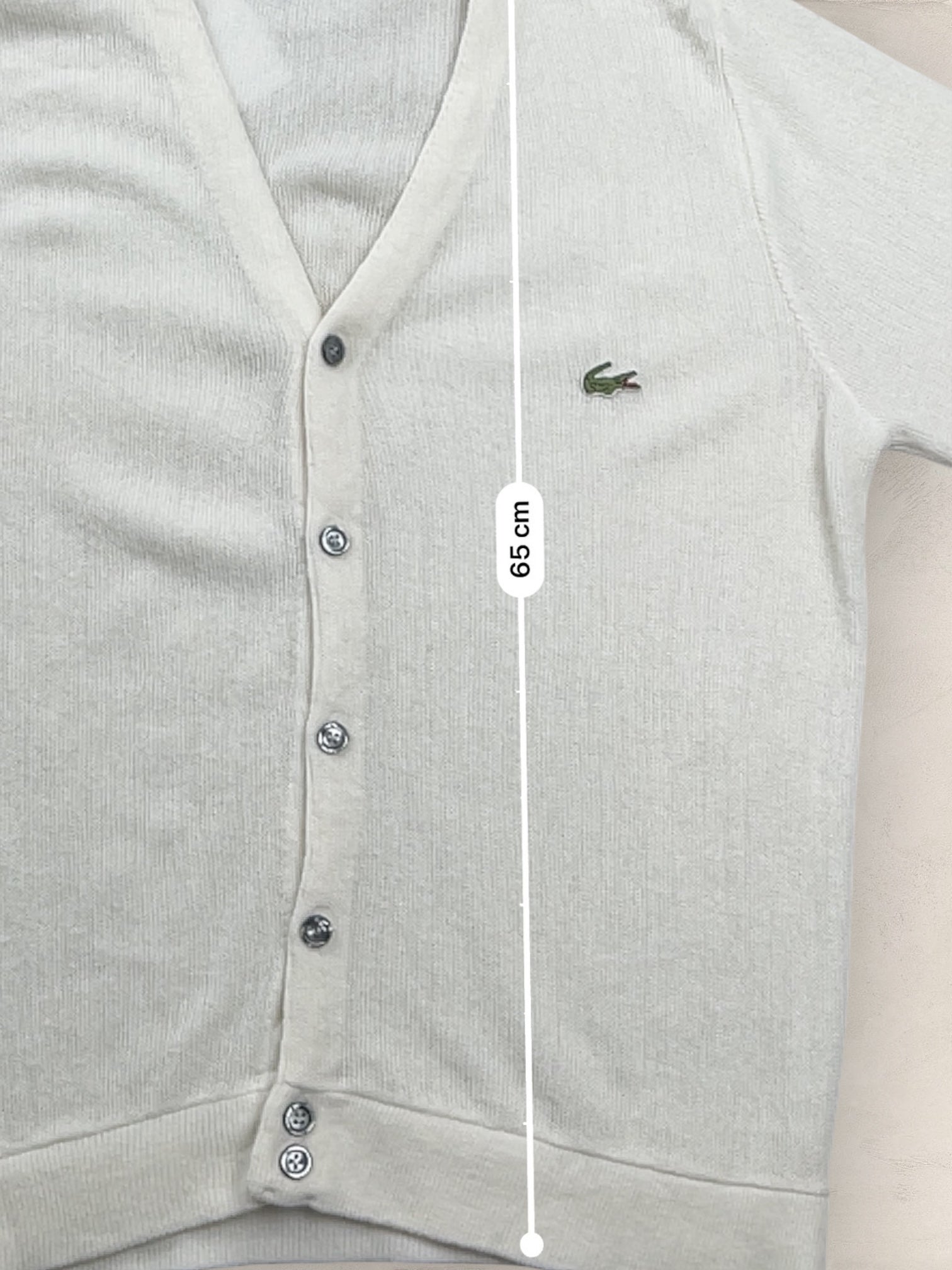 Cardigan Femme Lacoste Blanc S Ref:3162 - Blanc - S - amifrip