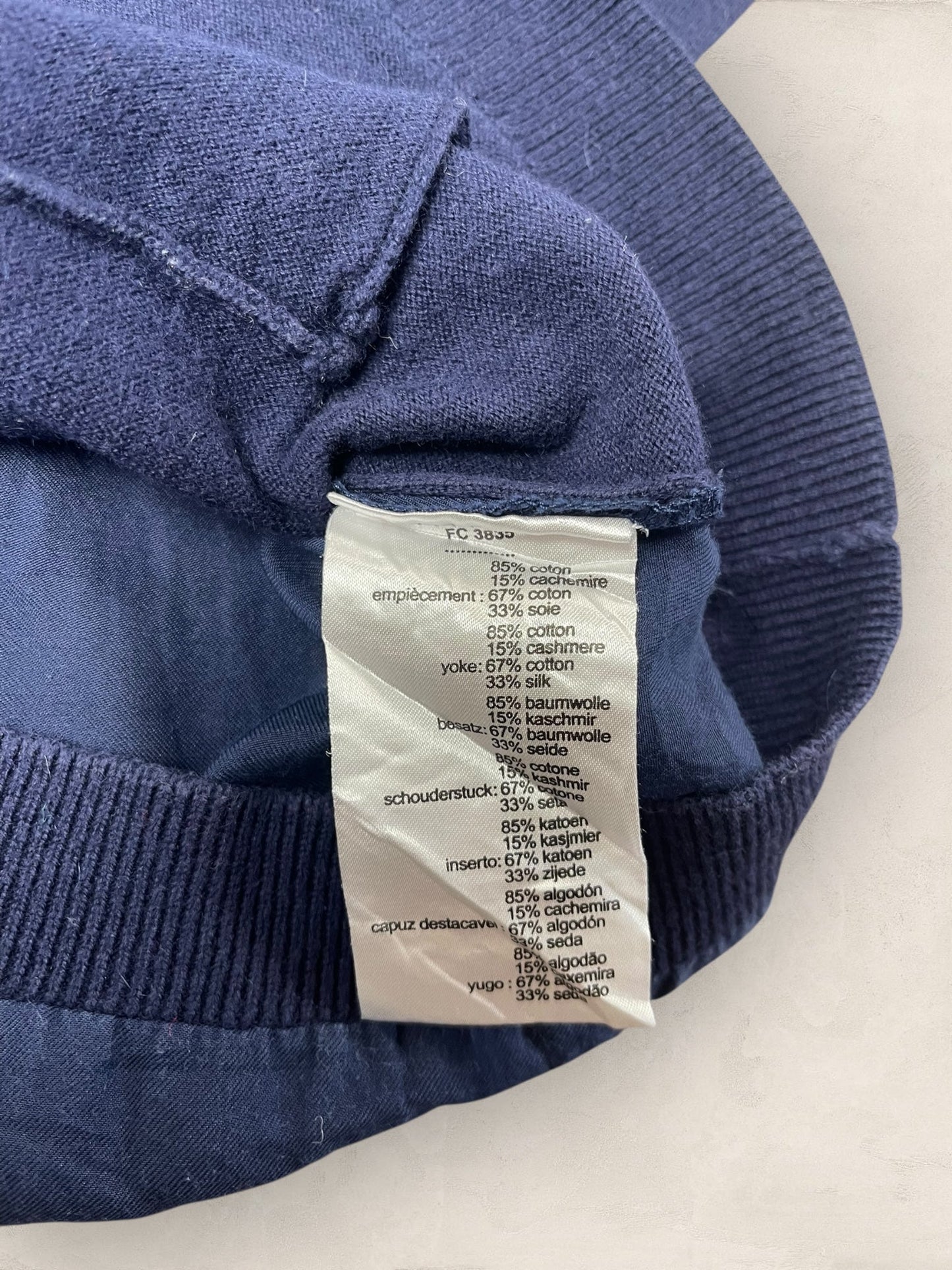 Cardigan Femme Lacoste Cachemire + Coton Bleu Marine L Ref:3872 - Bleu Marine - L - amifrip