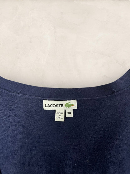Cardigan Femme Lacoste Cachemire + Coton Bleu Marine L Ref:3872 - Bleu Marine - L - amifrip