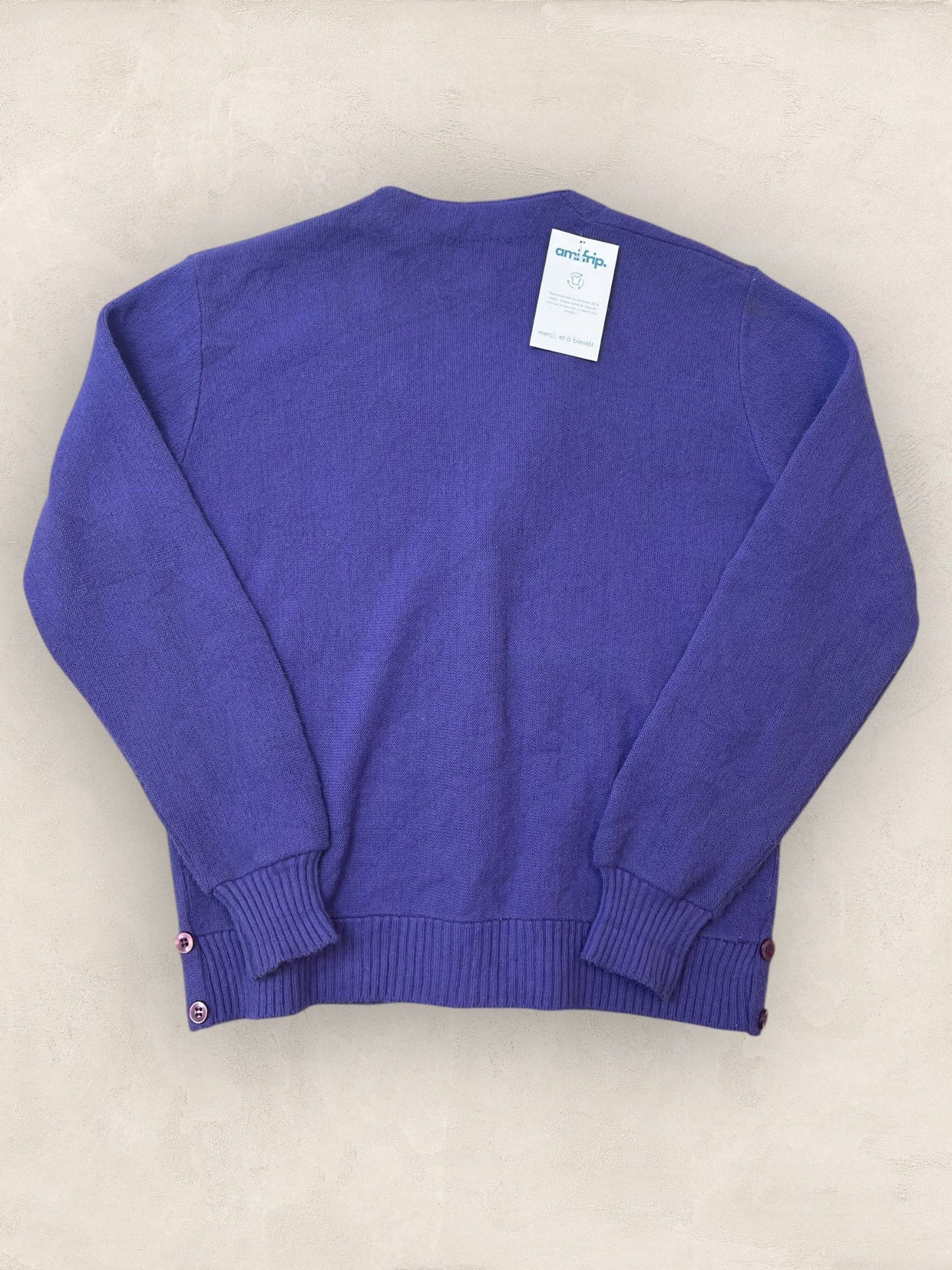 Cardigan Femme Lacoste Haymaker Violet M Ref:3981 - Violet - M - amifrip