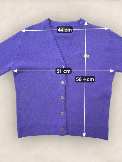 Cardigan Femme Lacoste Haymaker Violet M Ref:3981 - Violet - M - amifrip
