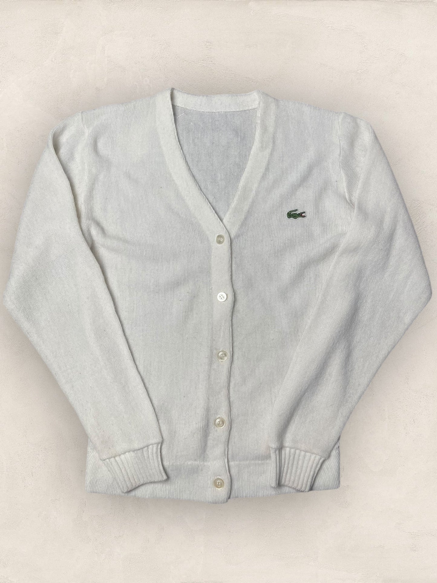 Cardigan Femme Lacoste Izod Blanc S Ref:3851 - Blanc - S - amifrip