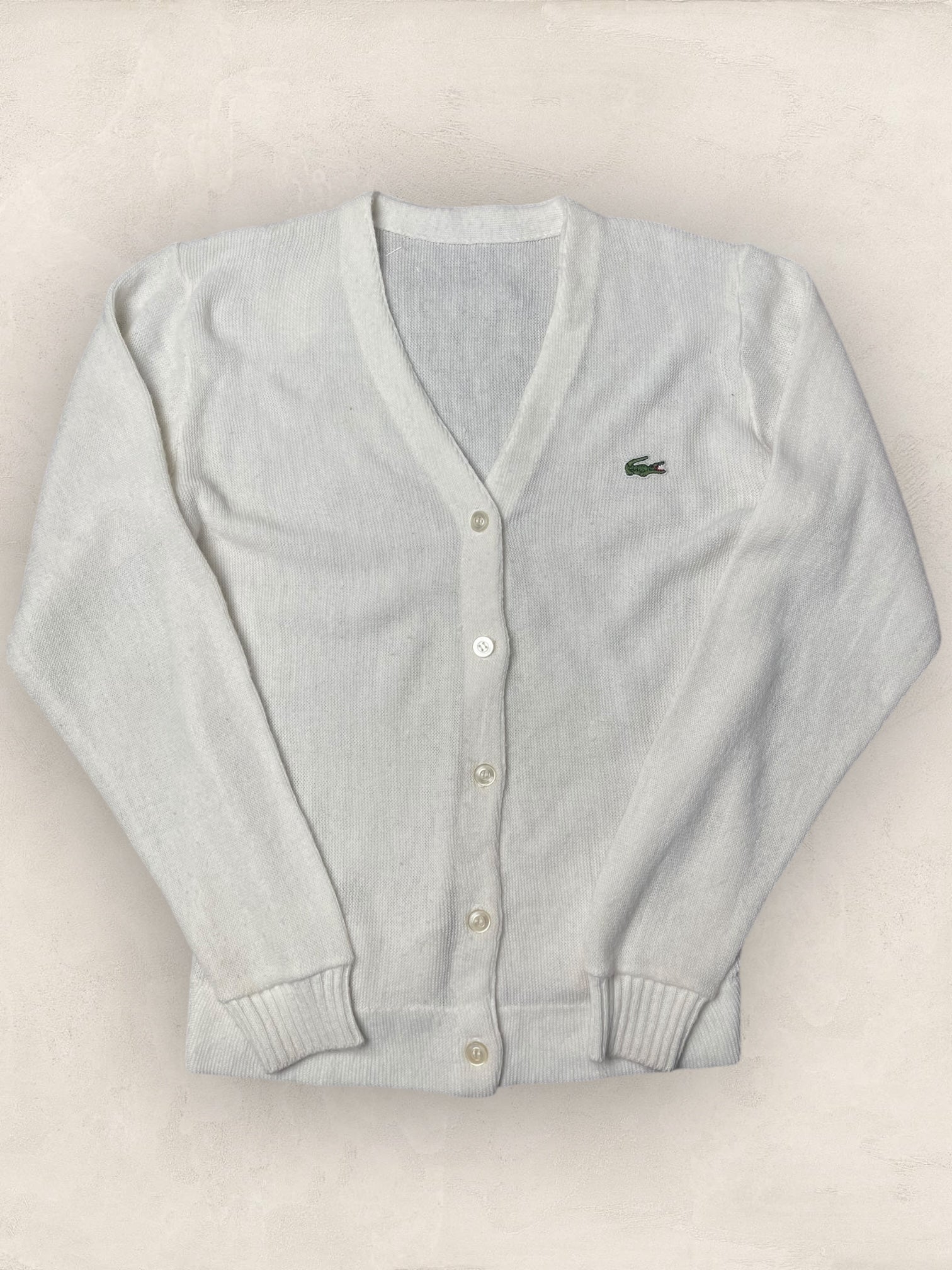 Cardigan Femme Lacoste Izod Blanc S Ref:3851 - Blanc - S - amifrip